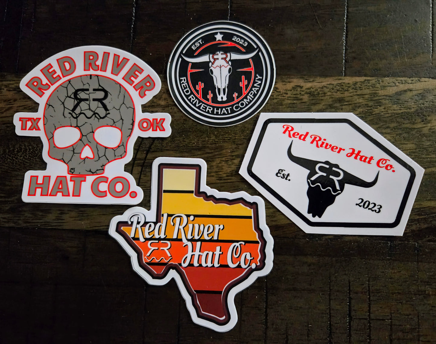 Red River Hat Co Sticker Set - 4 Pack