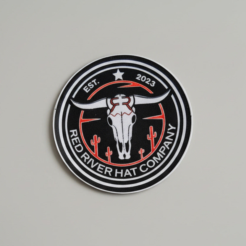 Red River Hat Co. Bull Sticker