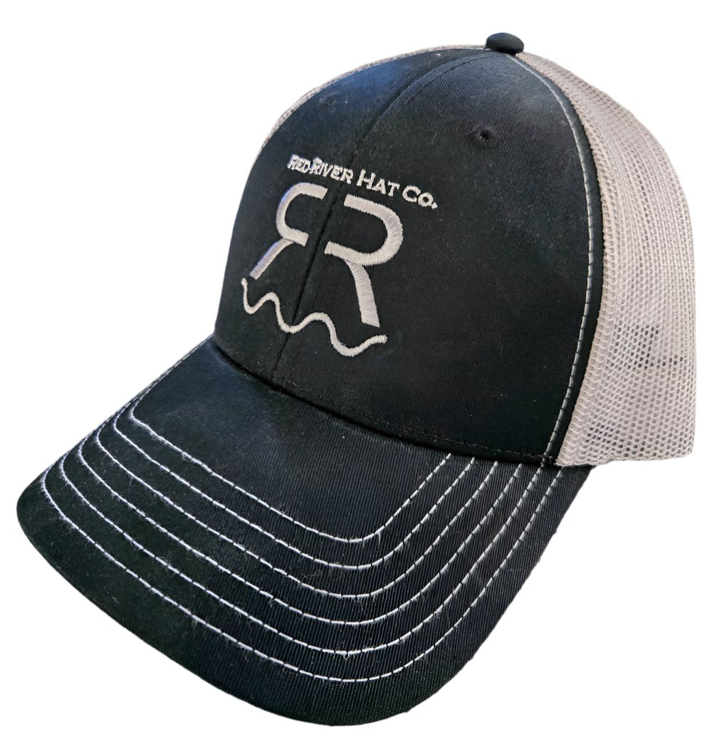 "Branded" Classic Trucker Hat Black/Grey