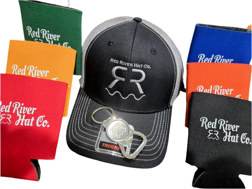 Red River Hat/Cooler/Key Chain Bundle