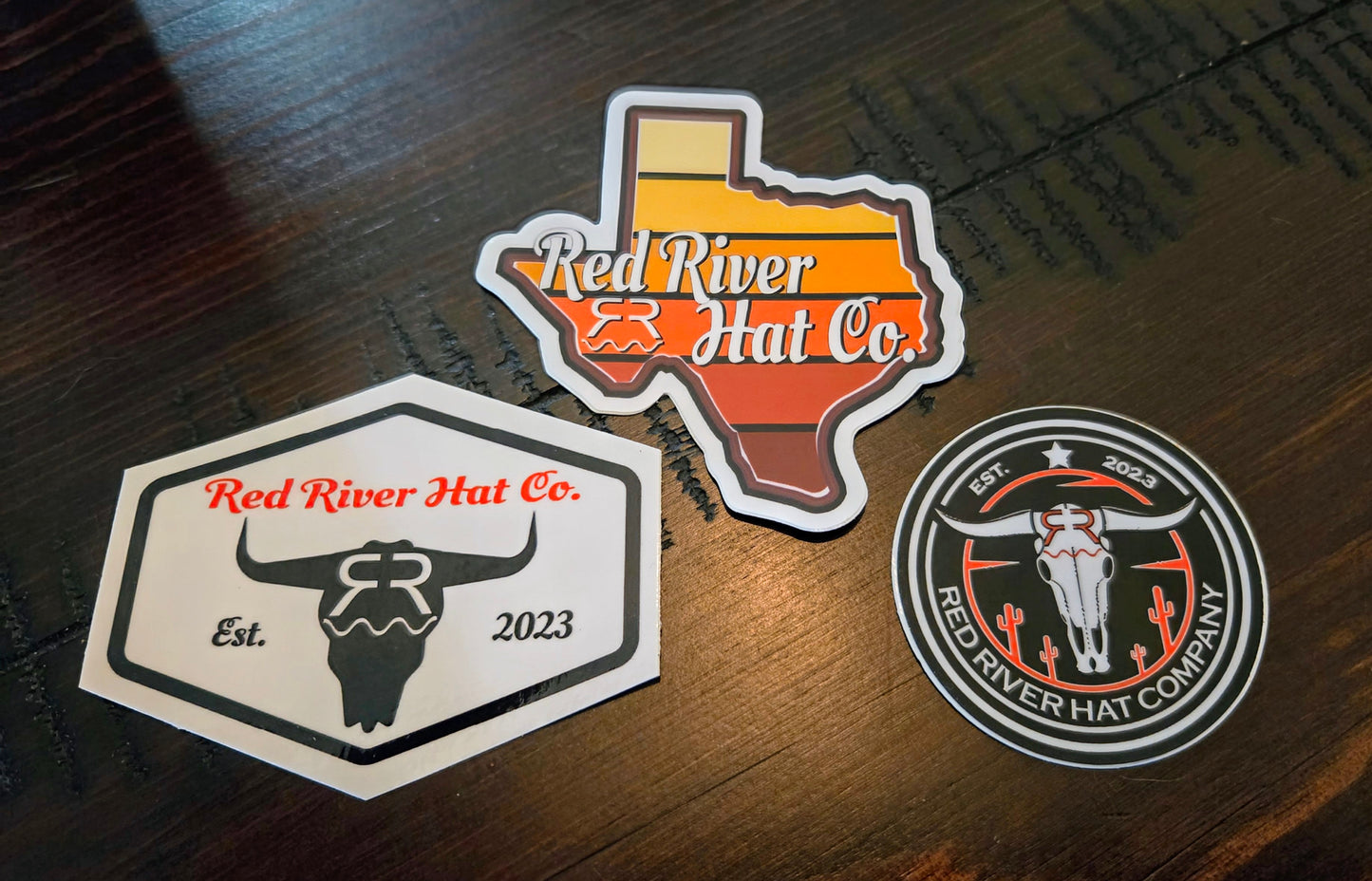 Red River Hat Co Sticker Set - 3 Pack