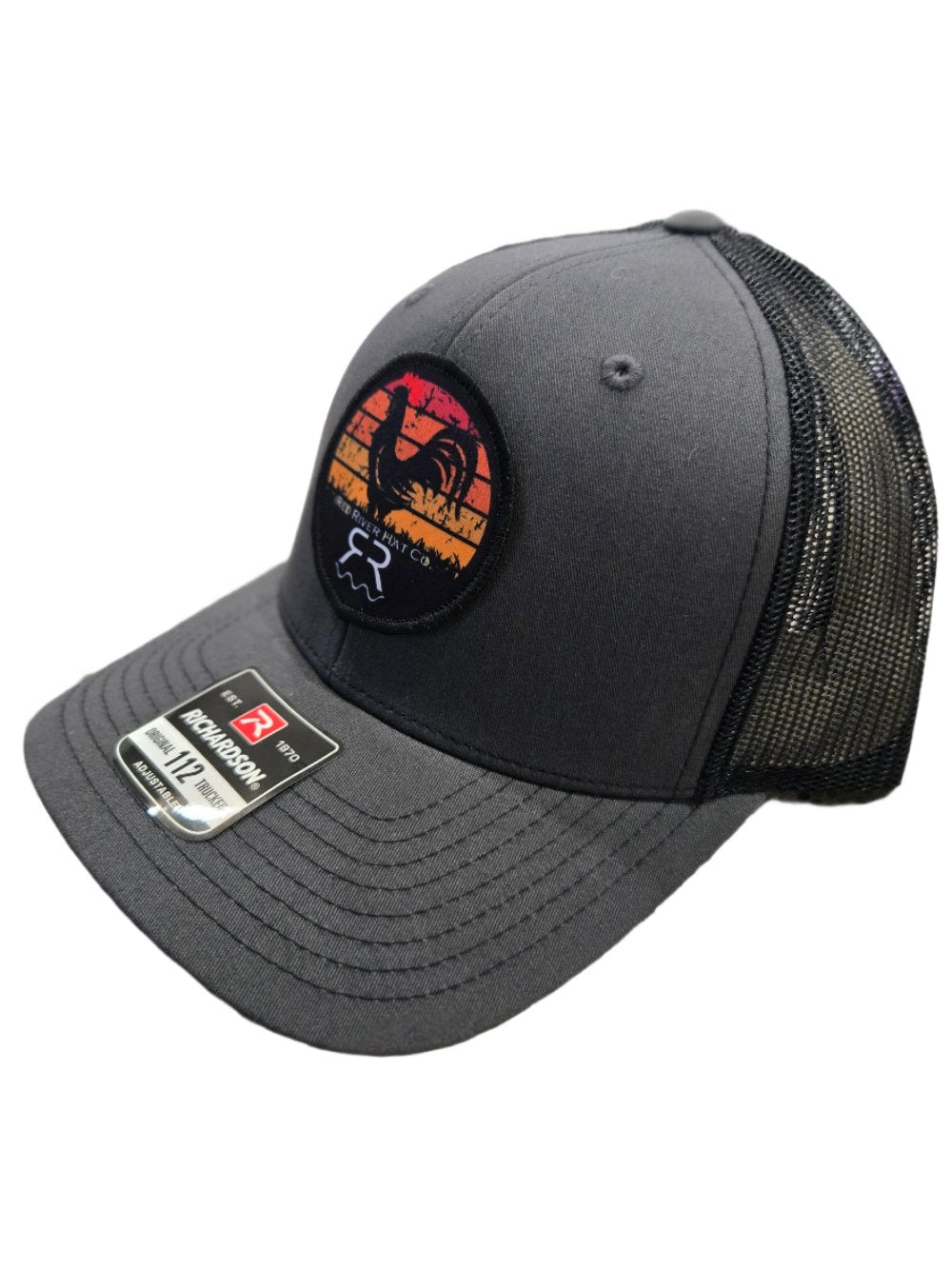 "Sunrise" Classic Trucker Hat - Black/Graphite