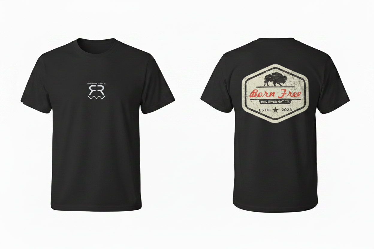 Born Free Black Tee - Updated